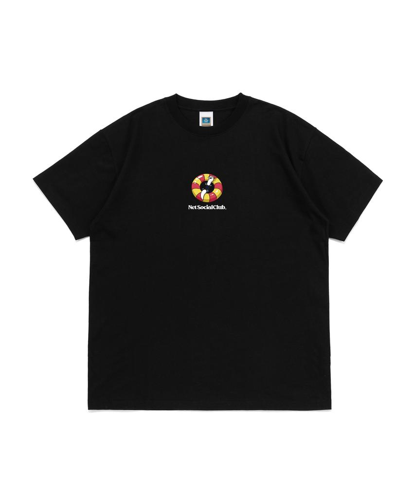 NET SOCIAL CLUB Apocalypse Snake Full Mode Graphic Short Sleeve T-Shirt (Black)