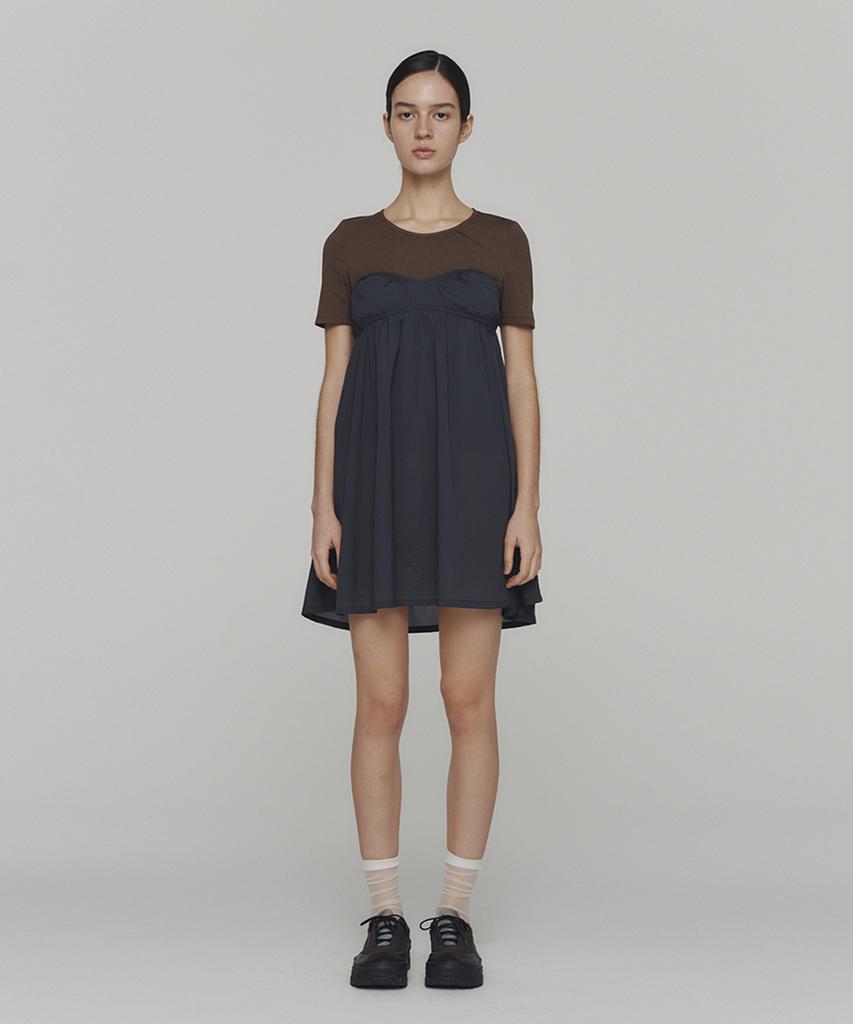 Amomento Corset Mini Dress_Charcoal