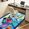 1pcStitch Experiment Office Rug, Under Chair Carpet, Gift for, Home Decor, Cartoon Themed Floor Mat, Vibrant Colors, Soft and Plush