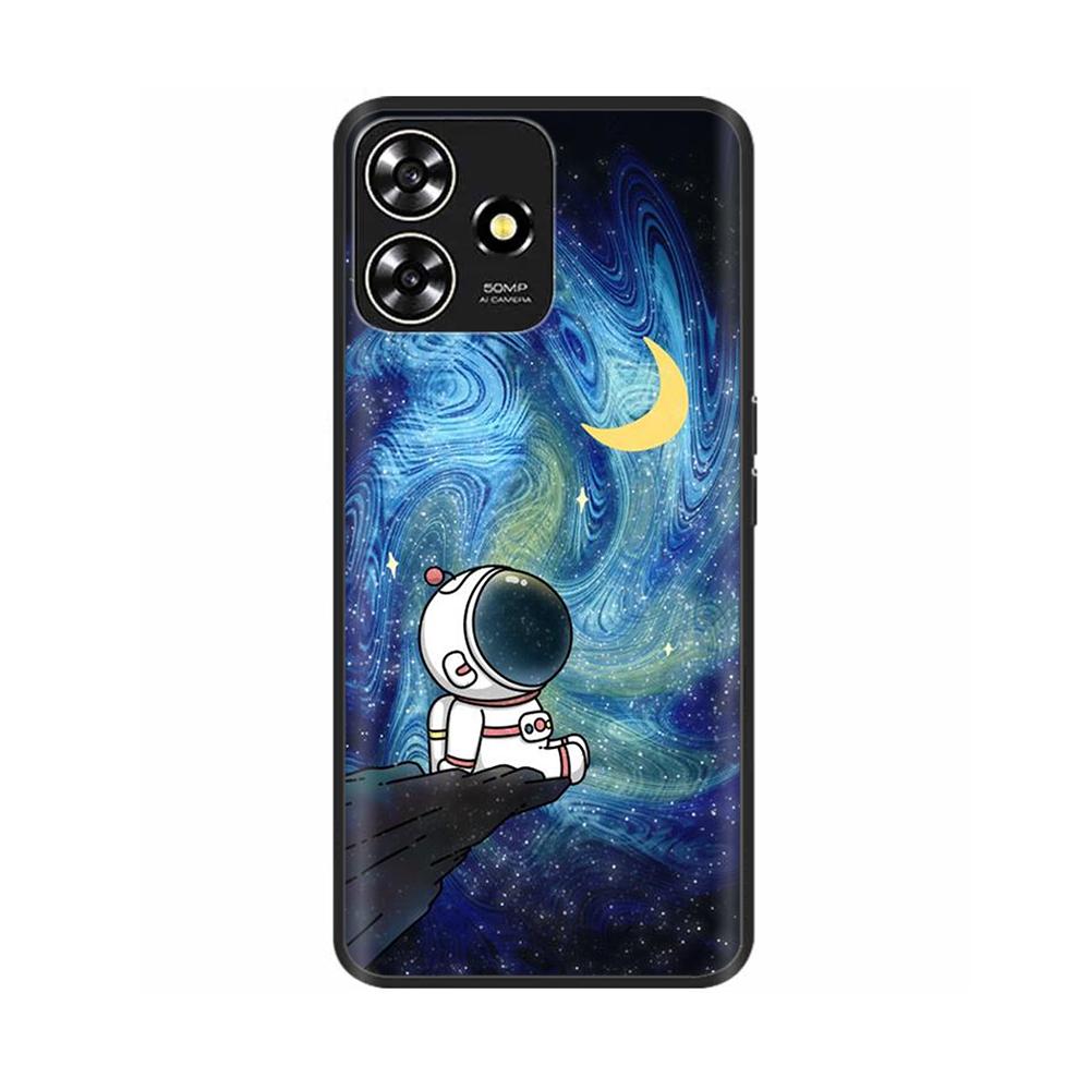 For ZTE Blade A73 4G Phone Case Lovely Silicone Back Cover For ZTE Blade A73 4G A 73 Cases Liquid Silicon Anti Drop Funda Coque