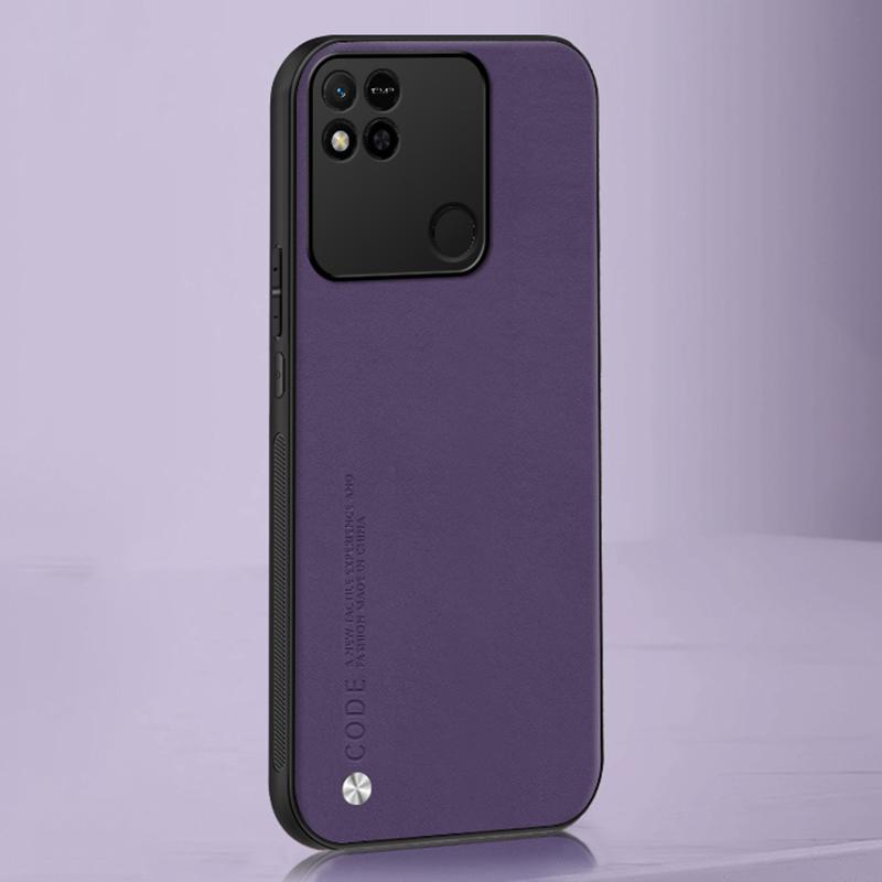 Lüks Deri telefon kılıfı Xiaomi Redmi Için 10 10A 10C Mat Kapak Silikon Koruma Kılıfı Redmi 9 9A 9C NFC 9T Coque