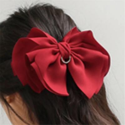 Large Ribbon Hair Clip, Ponytail Hair Clip, Women's Automatic Hair Clip, Pretty Clip
