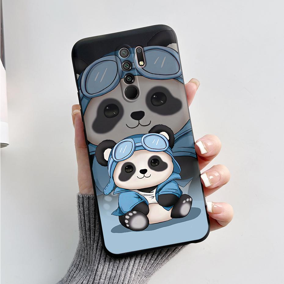 For Xiaomi Redmi 9 Cute Cartoon Cover For Xiaomi Poco M2 Reloaded Phone Coque For Xiaomi Redmi 9 Prime Soft Protective Covers
