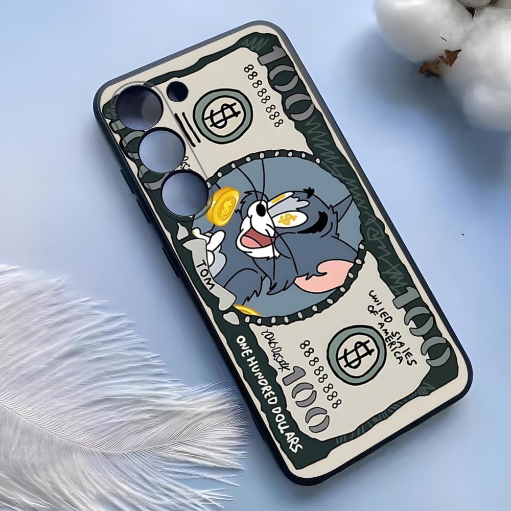 Cartoon T-Tom And J-erry Phone Case For Samsung S25 Ultra S24 S23 S 22 S21 S20 Plus Fe Galaxy A54 A53 A34 A25 A16 A14 A13Cover