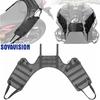 Motorcycle Saddle Bag Mounting Base Motorbike Tail Bag/Rack Bag/Rear Seat Bag/Fuel Tank Side Bag Universal Saddle Bag Mount Base