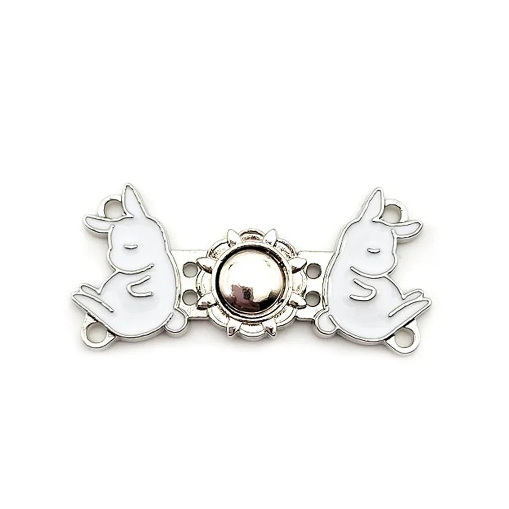 Flowers/cats Pants Tighten Waist Brooches Buckle Pins Waist Clip Adjustable Snap Detachable Button for Jeans Dress