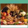 Round Diamond Drill Cross Painting Stitch Food Fruits Diamond Embroidery Stickers Wedding Decoration