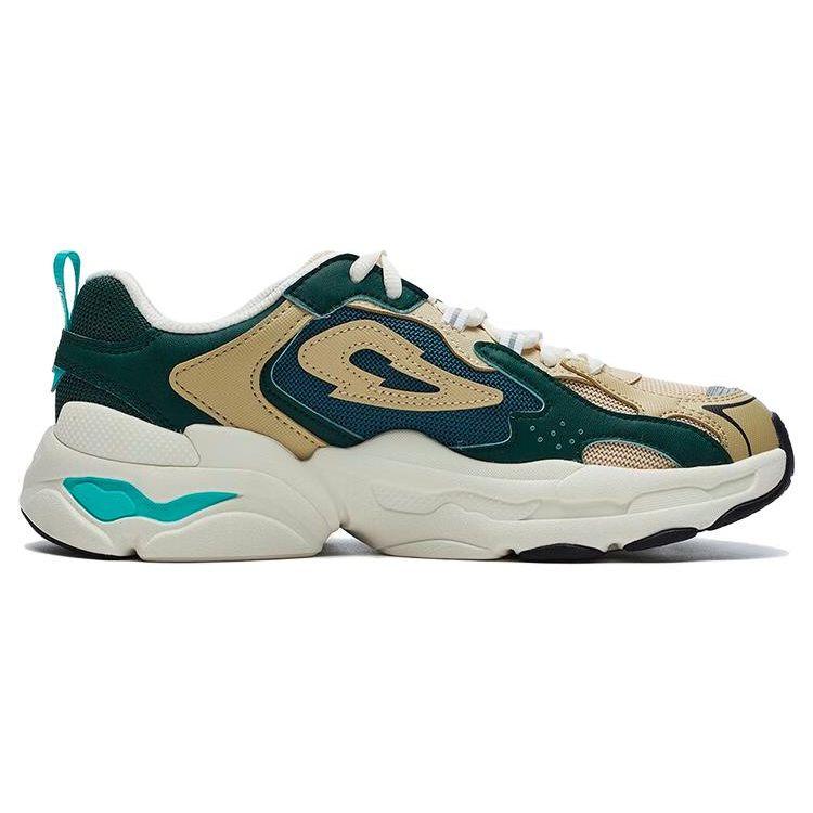 Fila Y2K X Ms Fabric Synthetic Leather Retro Running Low Top Lifestyle Shoes Women Sneaker Blue Green Brown F12W312122FTA