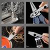 12mm Multi-function Crowbar Titanium Steel Screwdriver Wrench Bottle Opener Outdoor Camping Riding On Foot Tools EDC Nail Puller