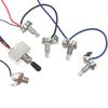 Prewired Wiring Kit for LP Electric Guitar 2T2V 500K Pots 3 Way Toggle Switch Wiring Set with Jack