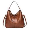 PU Leather PU Leather Handbags Large Capacity Casual Style Leather Shoulder Bag Simple Design Shoulder Strap