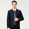 2024 Spring Men's Stand-up Collar Jacket for Middle-aged & Elderly Business Casual 
