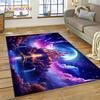 Traum Märchenschloss Mysteriös Gotisch Cartoon Teppich Teppich für Wohnzimmer Schlafzimmer Zuhause Sofa, Kinderbereich Teppich Rutschfeste Bodenmatte