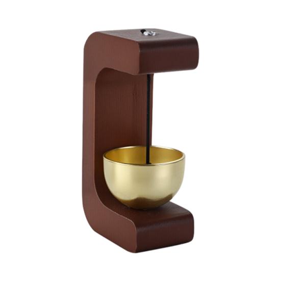 Magnetic Shopkeepers Bell C-shape Wooden Decorative Wind for Door Opening Door Bell Chime