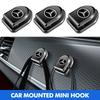 2025 Caliente 4pcs Ganchos de Pegar para Coche Colgador de Almacenamiento USB Accesorios Interiores Para Mercedes Benz AMG Clase A C E S G W201 W210 W108 W204