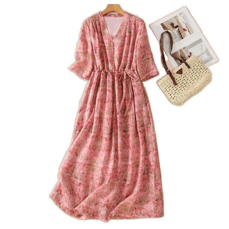 Women's Striped Cotton Dress