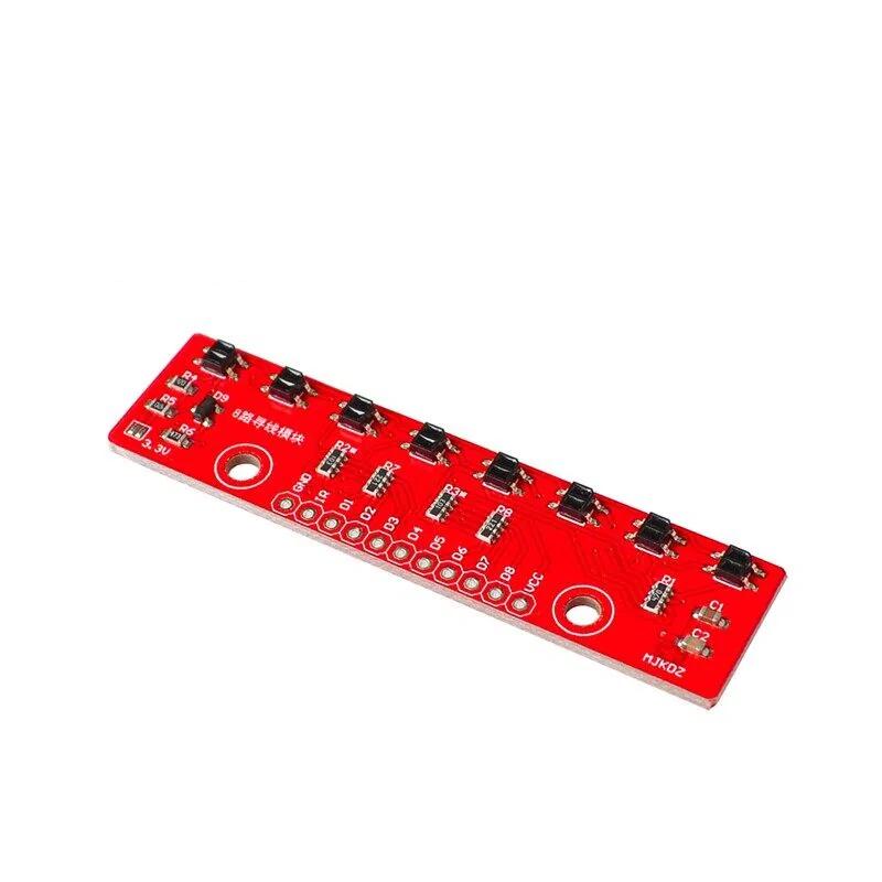 1Pcs For Arduino Smart Car Robot Diy Projects 8-Channels Infrared Line Tracking Sensor Module Digital Output