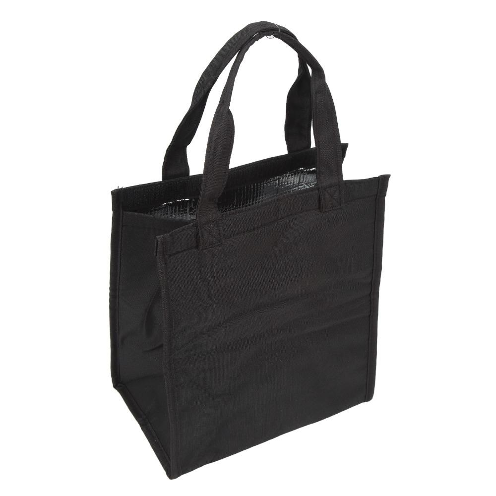 With Pockets Insulated Lunch Bag Reusable Thermal Insulation Lunch Box  for Picnic