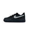 Nike Air Force 1 Antiscivolo Resistenti all'Abrasione Basse Scarpe da Skateboard Unisex Nero Grigio CW2288-001(Team619-)