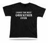 Occasion Awesome Best Ever Godfather T Shirt Dad Gift Celebration Lucky Tee