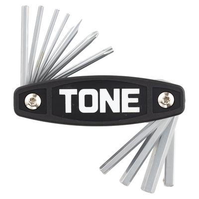 TONE CMT11 Black Multi-Tool (11 Pieces, Silver)