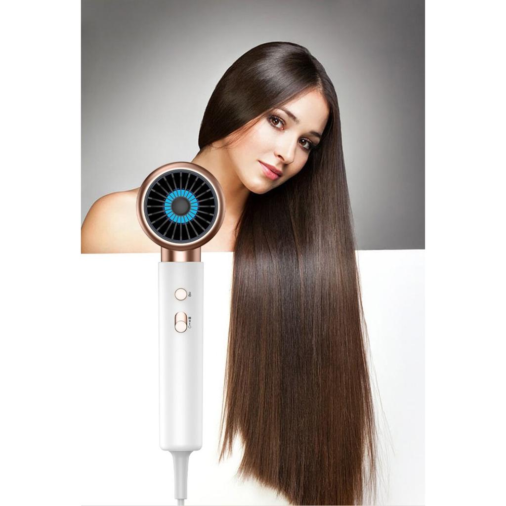 Hair Dryer, High-Speed Electric Turbine Airflow, Low Noise, Constant Temperature And Quick Drying, Suitable For Home Salons.