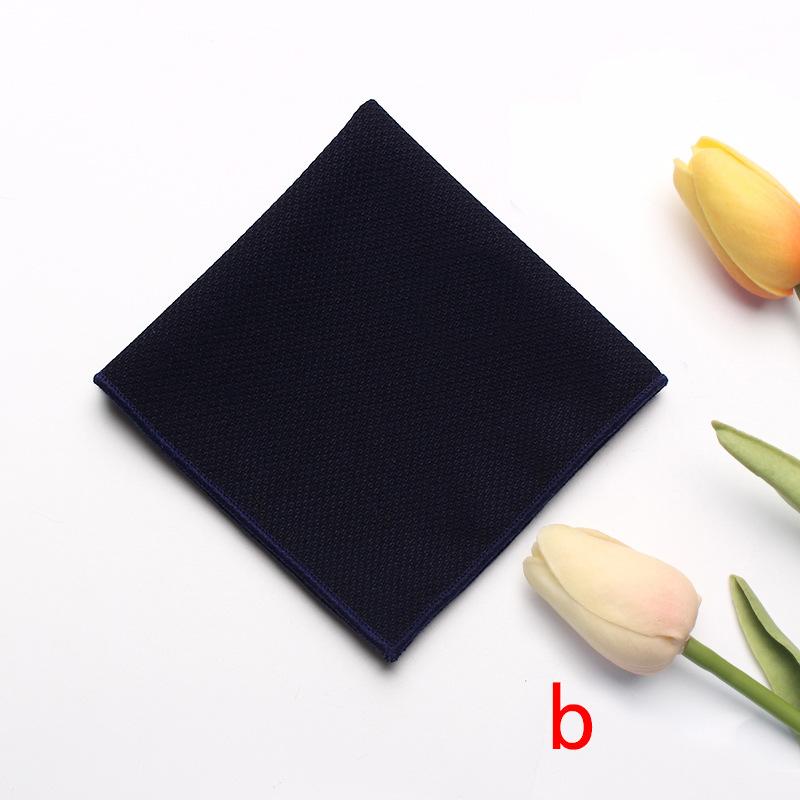 Men'S Suit Pocket Towel, Striped Vintage Gentleman'S Wool-Blend Handkerchief Square Towel