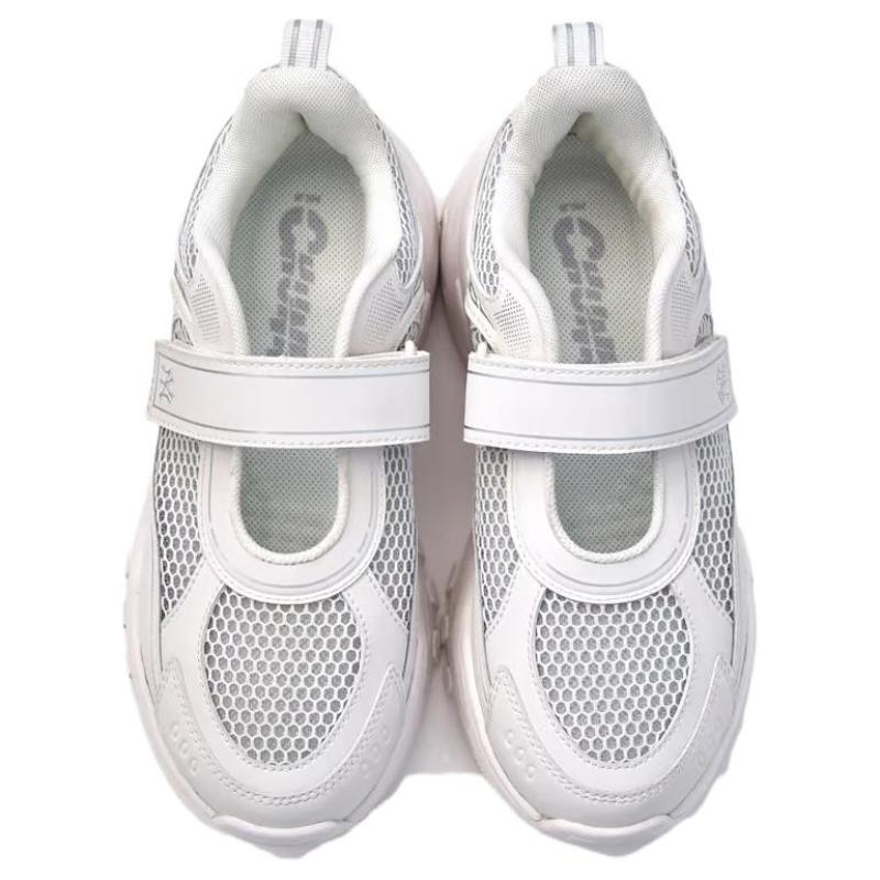 MLB New York Yankees Mary Jane Shoes Women's White Sneakers 3ASDM0153-50WHS