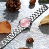 CHENXI 021B Women's Quartz Watch Fashion Elegant Waterproof Stainless Steel Strap Casual Wristwatch for Ladies Gift