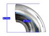 BRIGHTZ 70mm Diameter Stainless Steel Elbow 4 Pieces 90° Bends, 1.2mm Thick, [MUF-JOI-028-4PC]