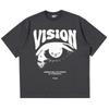Unisex Oversized T-Shirt 100% Baumwolle Augen-Grafik Koreanischer Sommer Y2k Oberteile T-Shirts Streetwear Harajuku Kurzarm Ästhetische Kleidung