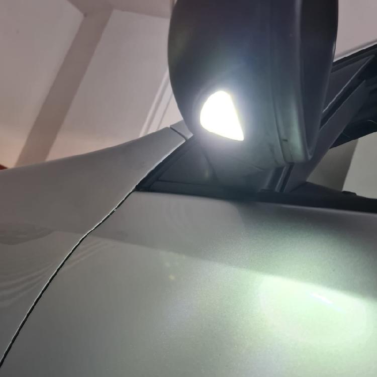 Improved Nighttime Reversing with Bright LED Side Mirror Light Quick Fix High Brightness Waterproof for Car Safe Parking
