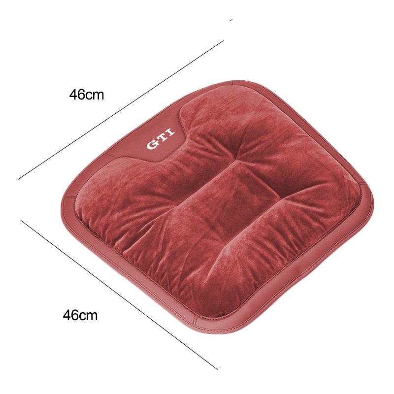 2026 Hot For Volkswagen VW Car Seat Cushion Flannel Soft Pad Interior Accessories For VW GTI Polo Golf Passat Tiguan Arteon Toua