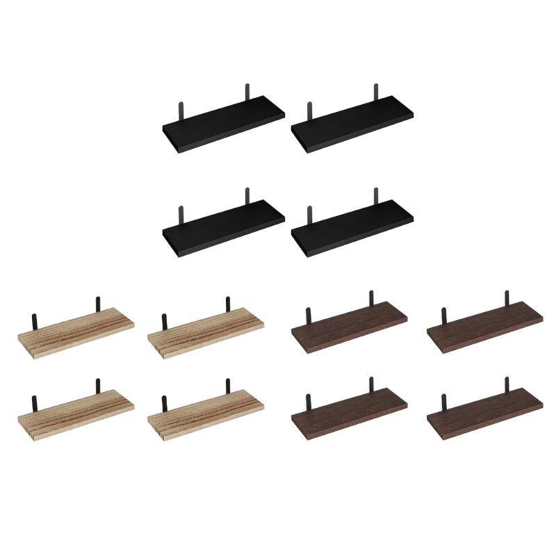 4 Layers Wall Mounted Shelves Storage Shelf Set Innovative Wall Hanging Shelves For Home Organization Bathroom Kitchen