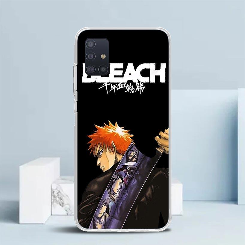 

Kurosaki Ichigo Bleach Phone Case For Samsung Galaxy A52 A32 A22 A12 A51 A50S A30S A10S Note 20 Ultra 10 S10 Plus A31 A20 A71 A7 Samsung A51 4G
