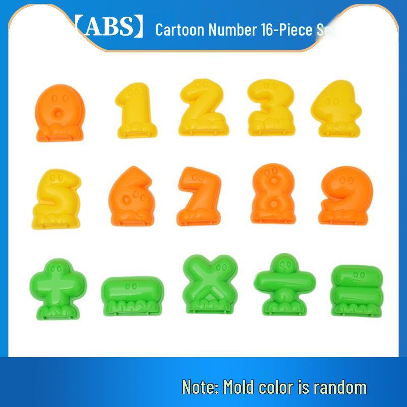 Handmade Colored Playdough Set for Kids with Molds and DIY Tools