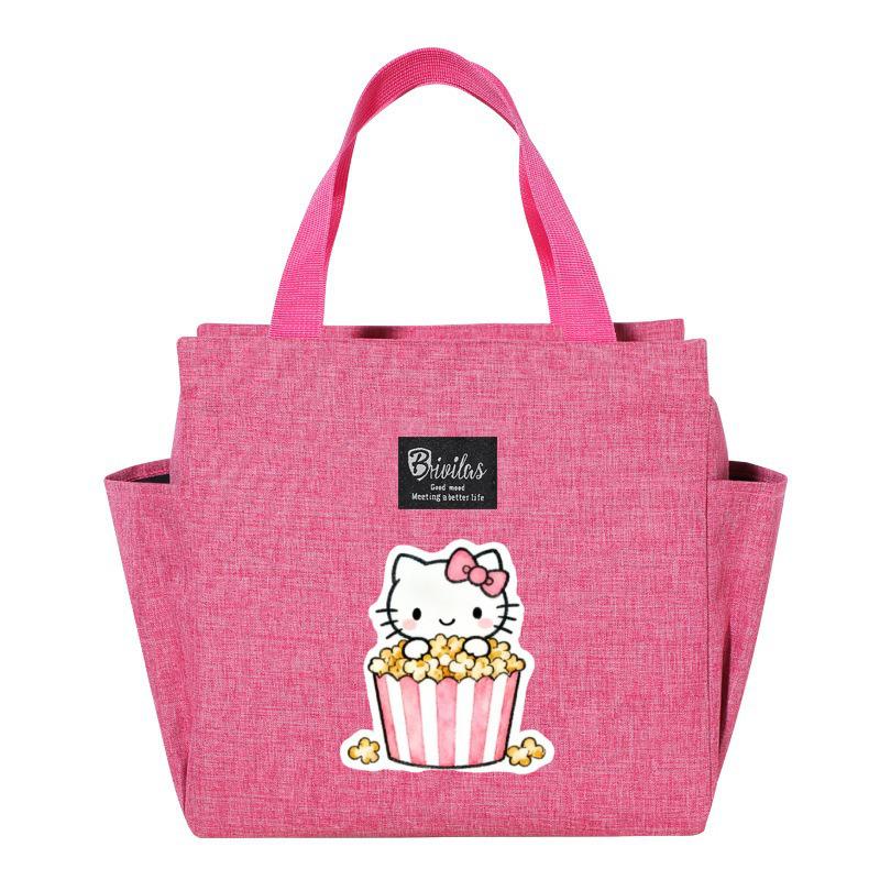 Hello Kitty Insulated Bento Bag - Portable Lunch Box for Picnics & Outings