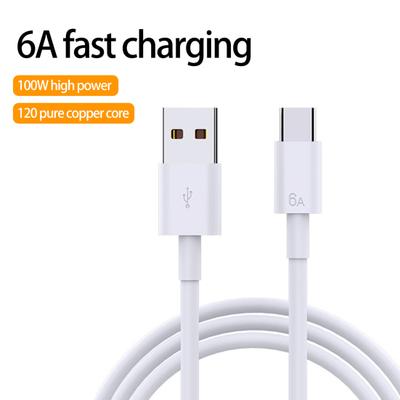 Data Cable High Tenacity Anti-winding Stable Output 12V 6A 1 Meter USB/Type-C Data