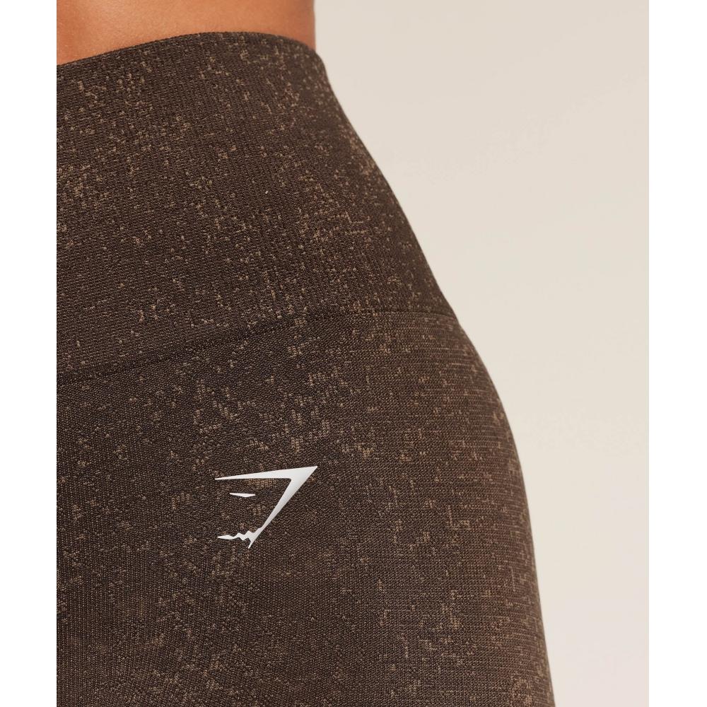 Gymshark Adapt Fleck Seamless Shorts Archive Brown Lifestyle Brown B6a1j Ndf4