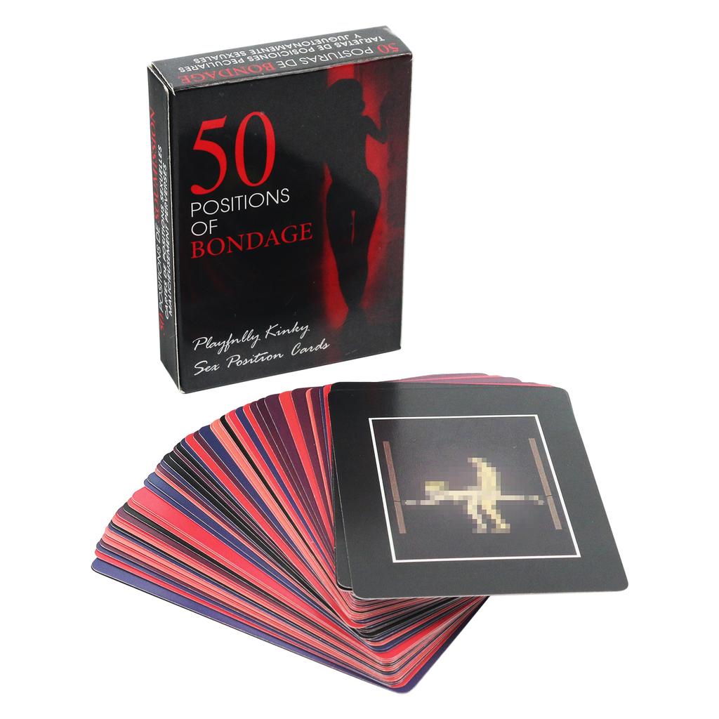 Adult Couple Sex Pose Card, Fun Card, Crazy Couple Bedroom Game, Promoting Emotions and Arousing Desire