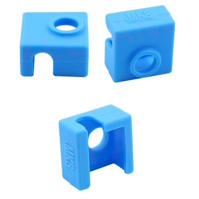 Θήκη καλύμματος σιλικόνης 3D εκτυπωτής Heat Block MK8 Hotend Extruder Κάλτσες μόνωσης σιλικόνης Συμβατές