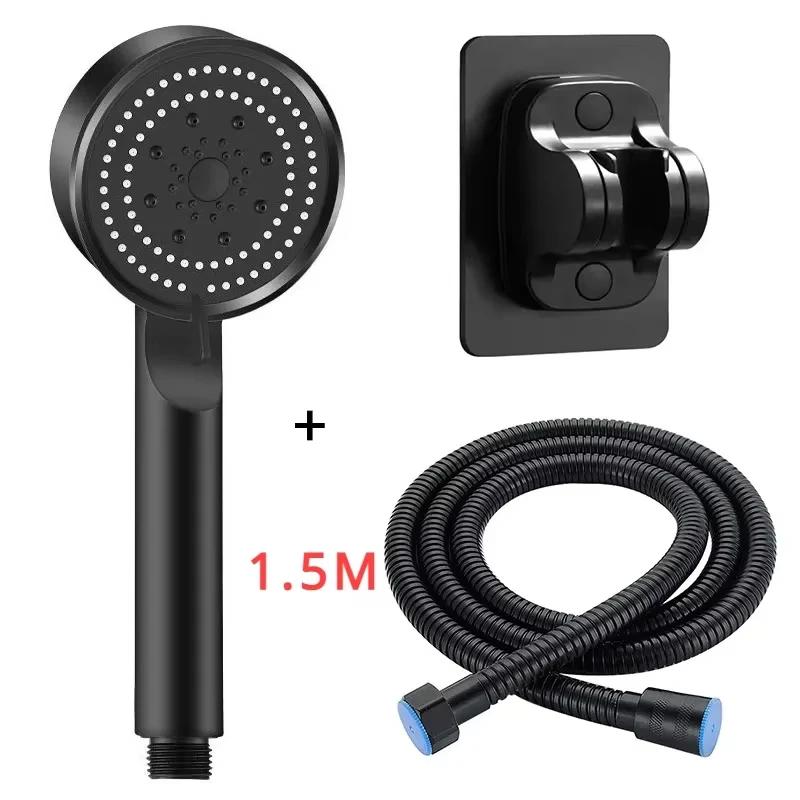 

Multifunction Massage Shower Head Pressure Boost 5 Mode Adjustable Large Water Yield Spray Nozzle For Bathroom Shower Upgrade