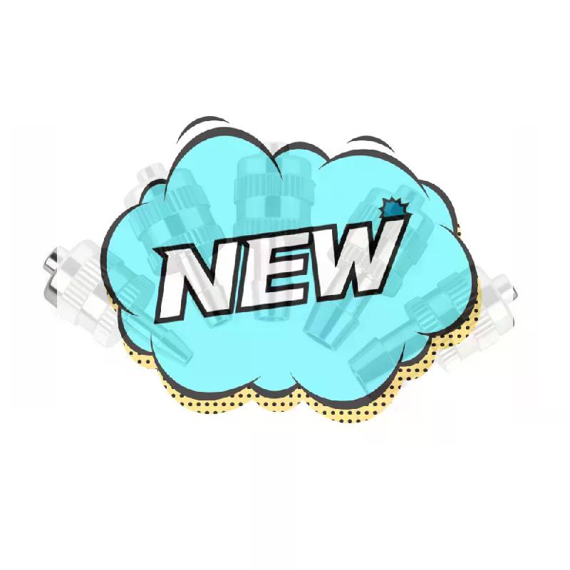 Dispensing Glue Subpackaging Syringe Barrel Luer Lock Adapter Fitting Tracheal Connector Metal Material Parts