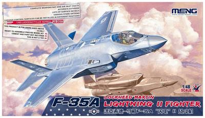 Meng Model 1/48 Lockheed Martin F-35A Lightning II Myśliwiec Zestaw Modelarski z Tworzywa Sztucznego MLS007
