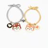1 Pair Couple Bracelet Adjustable Cartoon Charm Magnetic Half Love Heart Friendship Bracelet Fashion Accessories Romantic Birthday Gift
