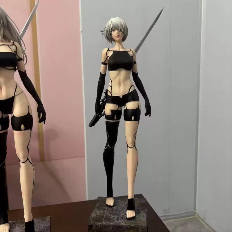 Spot Neil: Automaton A2 War Damage Version 1/4 50Cm Statue Figure Boutique Statue Desktop Ornaments Gifts