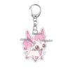 Anime Cartoon Umbreon Eevee Espeon Acrylic Keychain Key Chain Ring Backpack Charm Accessories Homemade Pendant Gift for Friends