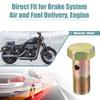 ACROPIX Universal Motorcycle 3 Hole Hollow Bolt Screw and Washer Set Brake Holo Screw,
