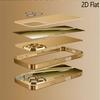 Golden StreamlinePatterned Tempered Glass Design for iPhone16 17 ProMax 1514 1312 11ProMax Phone Case Camera Cover Shockproof Ha