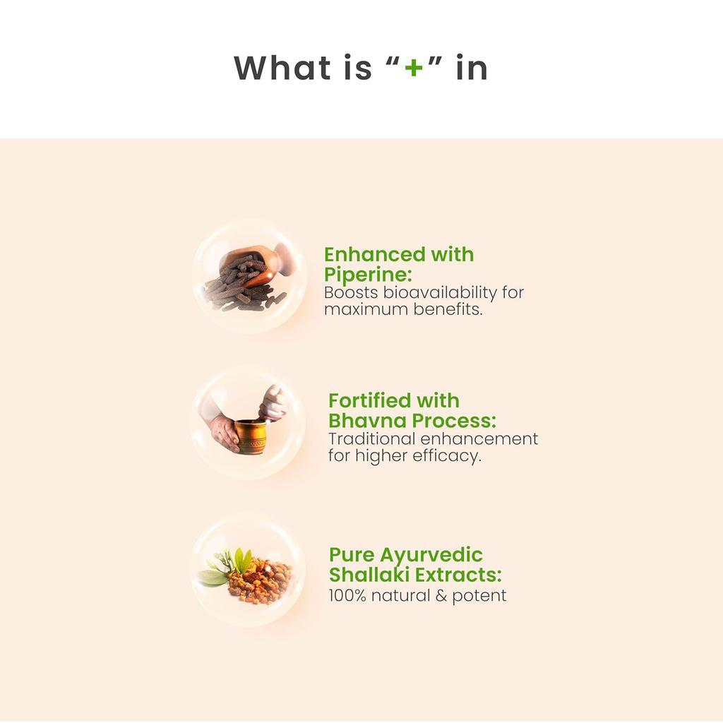 Vedistry Shallaki+ Tablets Ayurvedic Joint Mobility Support With Boswellia And Piperine For Flexible Movement Support 60 Tablets Pack Of 2